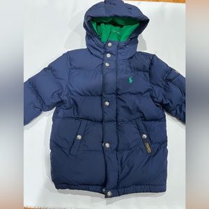 Ralph Lauren Children’s Blue Puffer Jacket .